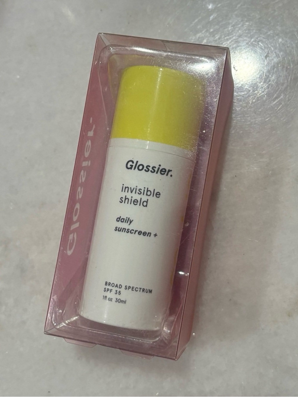 Glossier Invisible Shield Daily Sunscreen SPF35 1oz 30mL